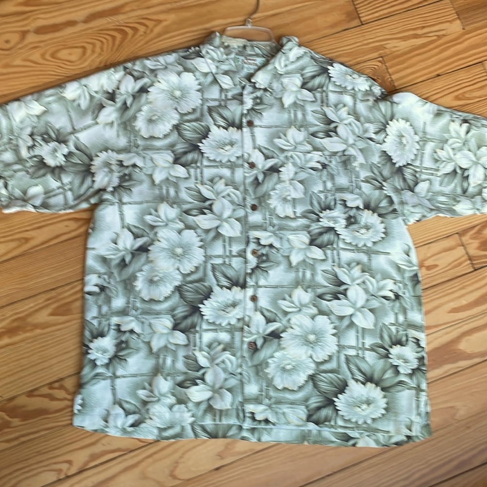 Tommy Bahama Silk Hawaiian Shirt XL